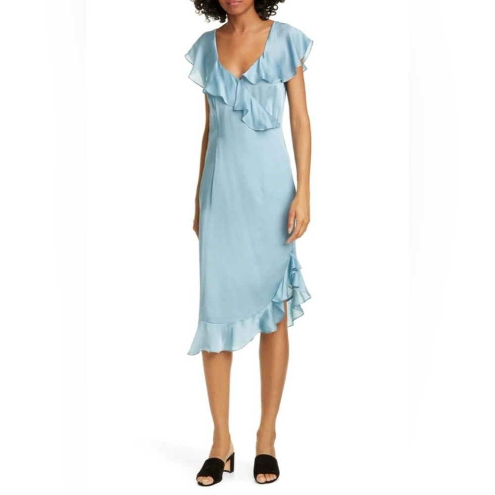 NWT Opening Ceremony Cascade Ruffle Silk Dress 4